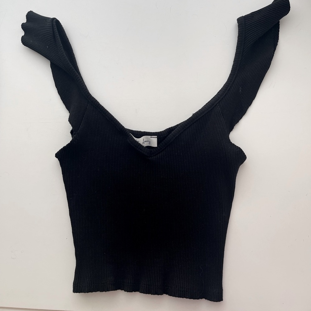 Flowy shoulder tank top